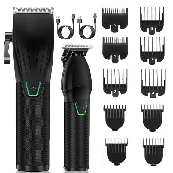 Professional Barber Clippers and Trimmer Set for Haircut Electric Grooming, Best Gifts for Men
