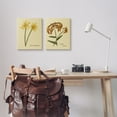 thumbnail image 2 of The Kids Room By Stupell Dandelions And Tiger Lilies Flowers Cute Large Cat Animal Kids Nursery Drawings Canvas Wall Art by Daphne Polselli, 2pc, 2 of 6