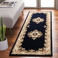 thumbnail image 2 of SAFAVIEH Aubusson Albus Medallion Runner Rug, Navy/Ivory, 2'3" x 8', 2 of 10