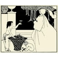 thumbnail image 2 of Beardsley, Aubrey 23x20 Gold Ornate Wood Framed with Double Matting Museum Art Print Titled - Yellow Book 1895 Vol.4 - Front cover, 2 of 4