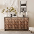 thumbnail image 2 of Art Deco 4-Door Accent Cabinet with Decorative Elements / Adds Unique Touch to Home, 2 of 5
