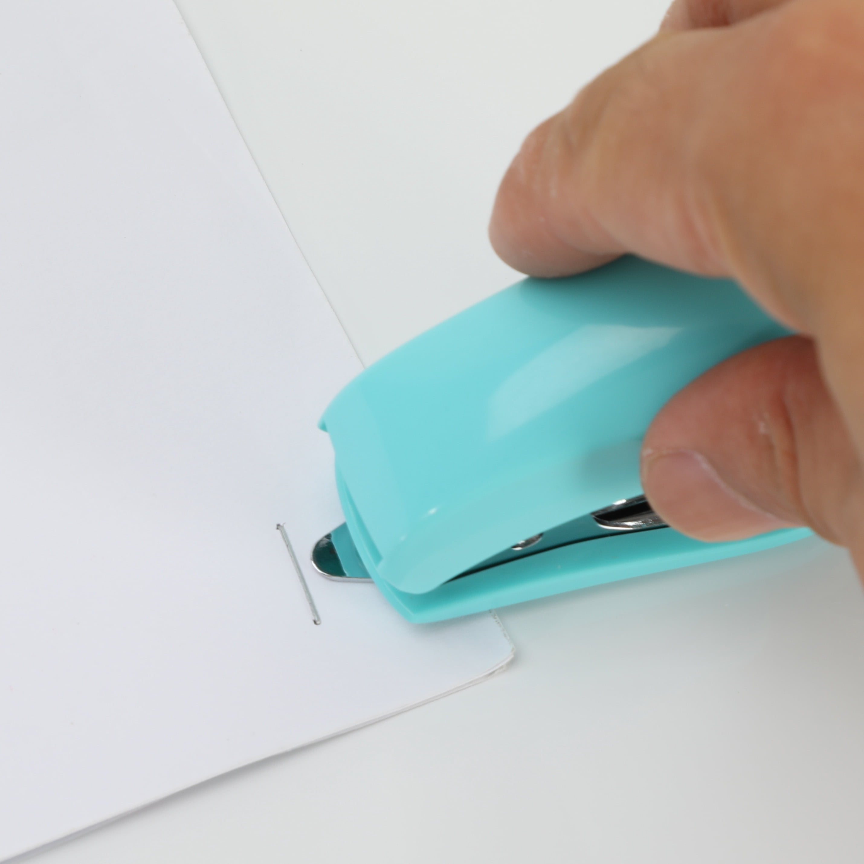 Pen + Gear Mini Stapler, Light Green Color, 1 Count