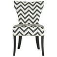thumbnail image 2 of SAFAVIEH Jappic 20''H Ring Side Chair Silver Nail Head Navy / White, 2 of 7