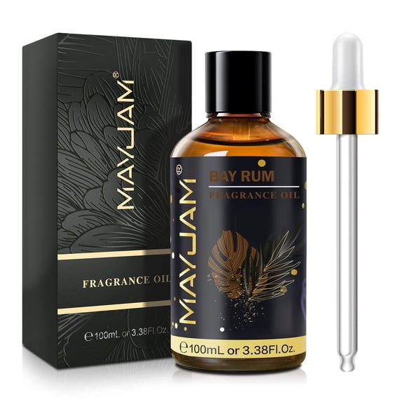 MAYJAM 100mL Fragrance Oil Aromatherapy Oils for Diffusers, Home Care, Humidifier Laundry, Candle Making, Bay Rum Scent