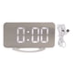 thumbnail image 2 of Reloj despertador con espejo LED Salida USB dual Brillo de 3 niveles ANGGREK  Otros, 2 of 8