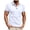 White, variant on Gifts Dianli Shirts for Men Solid Color Button Pullover Shirt with Lapel Collar Short Sleeves Lightweight Breathable Cotton-Like Loose-Fit Casual Tee Everyday Travel