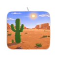 thumbnail image 2 of Cactus Dish Drying Mat for Kitchen, Quick Drying Absorbent Soft Durable 16" x 18", 2 of 10