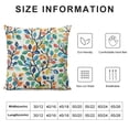 thumbnail image 5 of ONETECH Colorful Leaves Spots on Branches Decorative Throw Pillow Cover Pillow Case Cushion Case  for Living Room,Couch and Bed, 5 of 5
