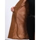 thumbnail image 5 of Abrigo de invierno INSPIRE CHIC para mujer, con solapa de muesca, abrigo de longitud media, de un solo botón, abrigos tipo guisante, XL, marrón, 5 of 5
