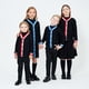 thumbnail image 2 of AP-cárdigan a rayas para niños y niñas, conjunto de dos tonos con cuello en v, ropa a juego para la familia, moda informal de algodón, vestido superior, 2 of 4
