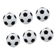 thumbnail image 2 of 6pcs 32mm Table Soccer Football Foosball Balls Fussball Replacement Black Banmo, 2 of 5