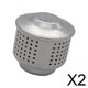 thumbnail image 1 of 2x Cafetera De Aluminio Cubierta A Prueba De Salpicaduras Profesional Resistente Universal, 1 of 10