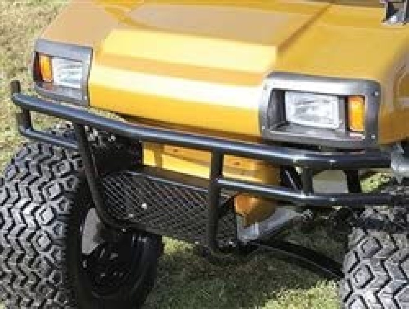 Club Car DS Black Powder Coated Front Brush Guard by Parts Direct