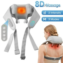 Medcursor Electric Shiatsu Shoulder Neck Massager for Upper Lower Back Waist Pain Relief Home Use Gray Walmart