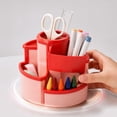 thumbnail image 4 of Rotating Pen Holder, 360 Degree Spinning Desk Organizer with Multiple Compartments, Compact Storage Caddy for Office Supplies, Pencils, Markers, and Small Desktop Essentials, 4 of 8