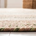 thumbnail image 6 of SAFAVIEH Braided Marco Bordered Machine Washable Reversible Area Rug, Tan/Multi, 3' x 5' Oval, 6 of 13