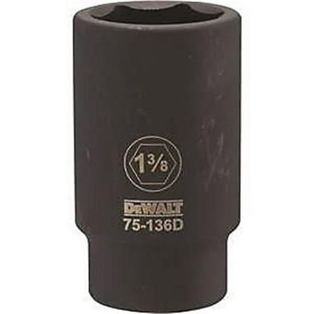 UPC: 0076174751369 | Stanley Tools 7517048 DWMT75136OSP Impact 0.75 Drive Socket  1.375