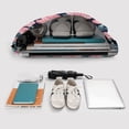 thumbnail image 6 of Wukai Rose Flowers Waterproof Drawstring Backpack with Zipper Pocket,Large Foldable Gym Bag for Women and Men, Perfect for Sports, Yoga, and Travel, 6 of 8