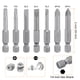 thumbnail image 2 of Uxcell 12Pcs Juego de Puntas de Destornillador 2" Longitud Magnética Ranurada Phillips Torx, 2 of 6