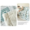thumbnail image 7 of geerera Jacquard Boho Fleece Throw Blanket Soft Cozy Fuzzy Plush Blanket Thick Warm Blanket for Bed, Sofa, Living Room, 28"X39", 7 of 7