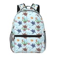 thumbnail image 1 of Balery Turtle Mochila Escolar Impresa, Mochila Ligera para Viajes Casual, Mochila Duradera y Cómoda Multifuncional, Mochila para Laptop-One Size, 1 of 5