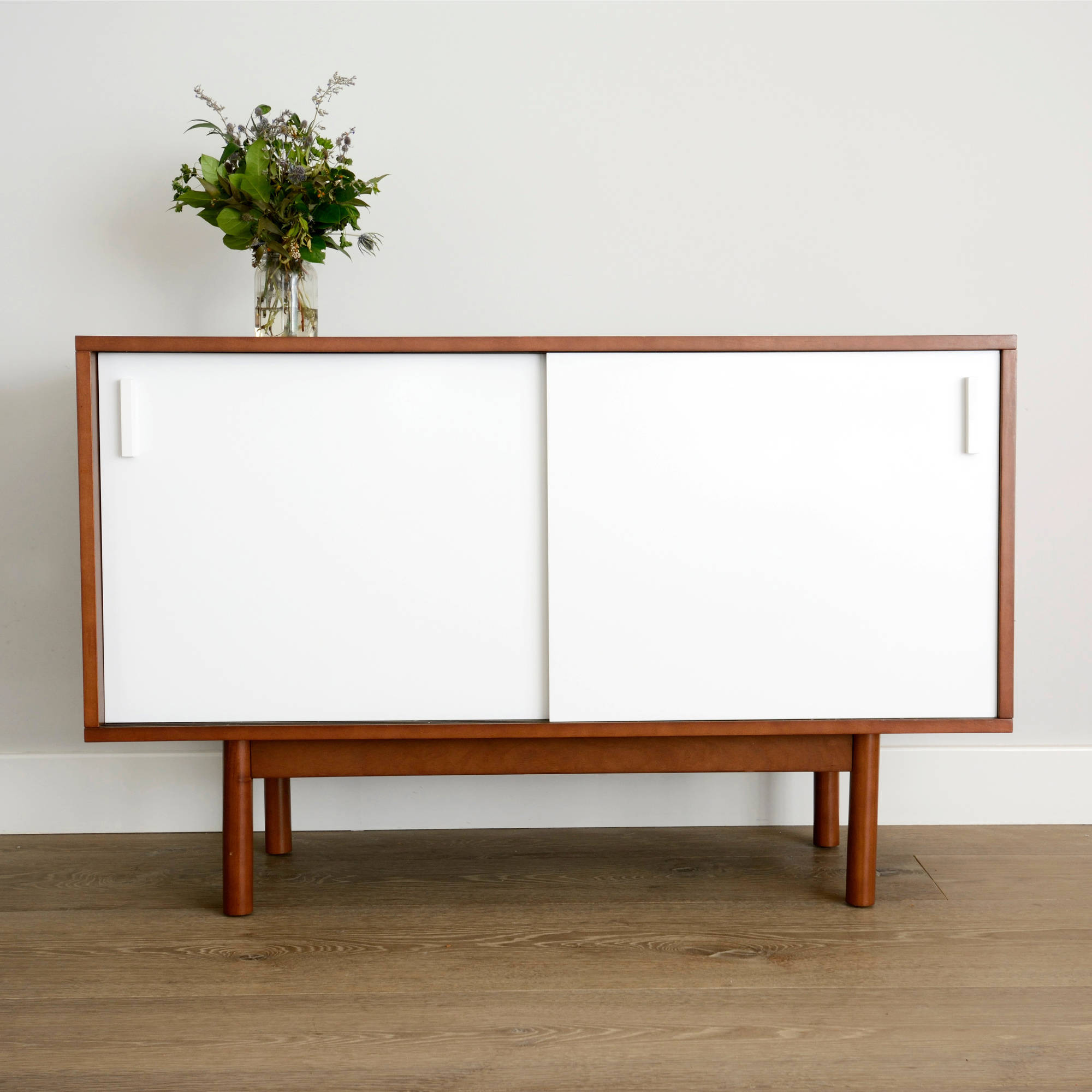 Better Homes & Garden Baxter Wood Credenza, White Finish - image 2 of 3