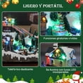thumbnail image 2 of Villa Navideña De Resina Iluminada Luz Led Y Musical Con Figuras Movibles, 2 of 6