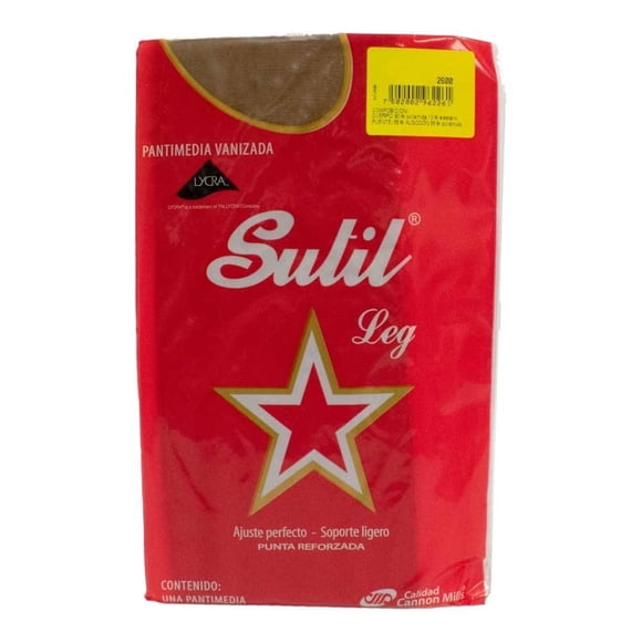 Pantimedia Sutil Cannon Mills para Niña y Juvenil Vanizada Natural Talla G