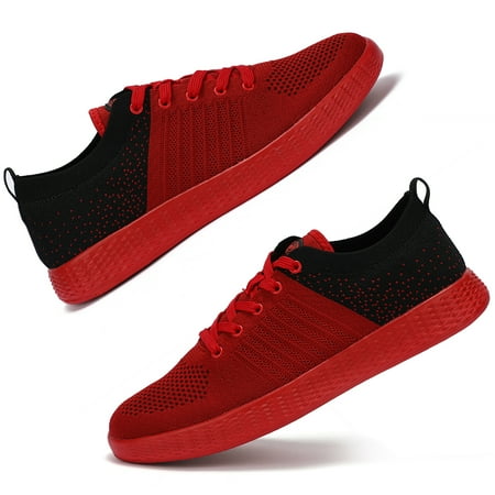 

Women Sock Walking Shoes Breathable Lightweight Fashion Casual Workout Sneakers Wine Size 6