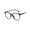 Bright Black, variant on Women Stylish Oval Non-prescription Eyeglasses Clear Lens Eyewear