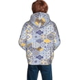 thumbnail image 3 of Bingfone Colorful Mandalas Pattern Youth Classic Hoodies Soft Hooded Pullover Sweatshirts for Girls and Boys, 3 of 6