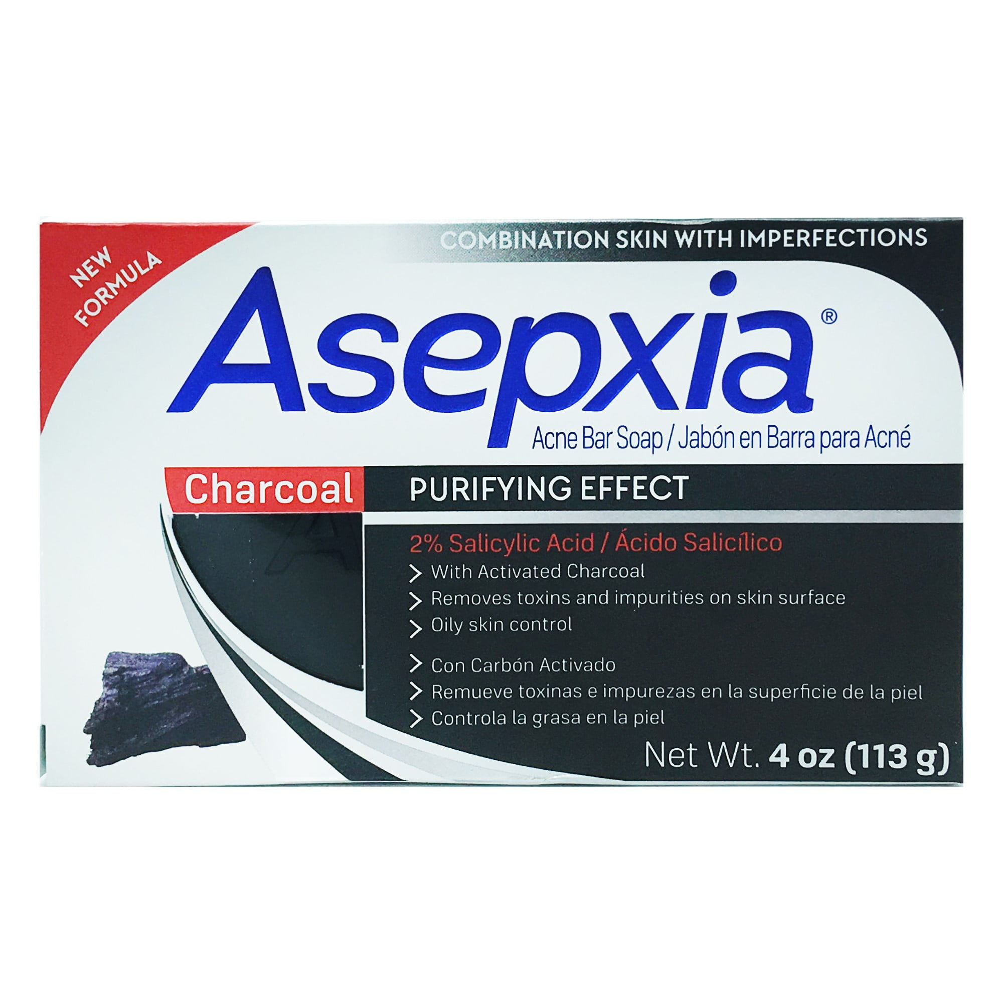 Asepxia Charcoal Cleansing Bar Soap 4 