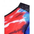 thumbnail image 3 of Panel de encaje Tie Dye Shoulder abierto más tamaño superior Rosegal  Camisetas tallas grandes, 3 of 5