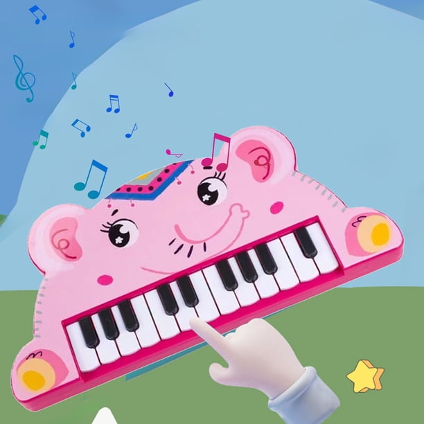 XWSHYW Juguetes para Niñas Lindo Dinosaurio para Niños Animales Electrónico Piano de Juguete Música Multifuncional Piano Padre E Hijo Juguete Interactivo Niño y Niña Festival Regalo de Cumpleaños