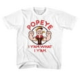 thumbnail image 1 of Popeye T-Shirt Jeunesse Blanc Y'Am, 1 of 2