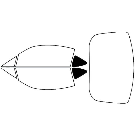 Rvinyl Window Tint Kit Compatible with Scion Fr-S 2013-2016 - Back Precut Kit - 5%