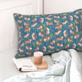 thumbnail image 4 of Rateoe Corgi with Flowers Pattern Decorative Pillow Case,Throw Pillow Covers,Plush Pillow Cover,Soft Pillow Case,Velvet Pillow Case-16"x24", 4 of 6