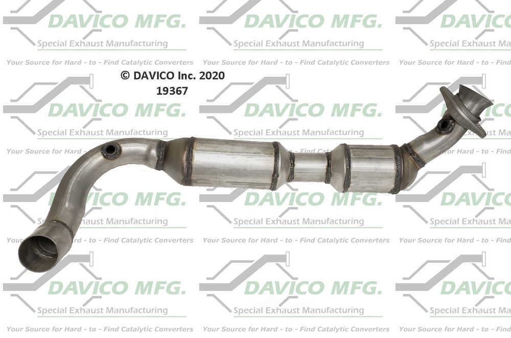Davico Mfg Catalytic Converter P/N:19367 Fits select: 1997-1998 FORD F150, 1997-1998 FORD EXPEDITION