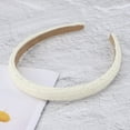 thumbnail image 6 of Unique Bargains 1 Pc Exquisite Thin-edged Woven Straw Headband White, 6 of 6