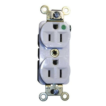 hubbell wiring device-kellems receptacle,duplex,15a,5-15r,125v,white hbl8200ilw