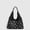 Black, variant on Studded Y2K Purses for Women Punk PU Leather Shoulder Hobo Bags Trendy Underarm Tote Handbags