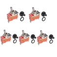 thumbnail image 1 of 5X Interrupteurs à Bascule Robustes pour Bateau 250V 2 Broches Marche/arrêt Orange, 1 of 6