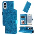 thumbnail image 1 of Funda tipo cartera GANGXUN para Samsung Galaxy S25 Edge , diseño girasol, cuero PU, soporte, cierre magnético, tarjetero, 1 of 5