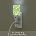 thumbnail image 5 of Sigee Green White Flowers for Night Lights Plug into Wall, Dusk to Dawn Sensor Warm White Led Night Light 0.5W for Kid, Hallway, 5 of 5