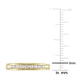 thumbnail image 3 of 1/4 Carat (ctw) Diamond Wedding Band Ring in 10K Yellow Gold, 3 of 5