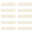 thumbnail image 1 of 10 piezas de molduras decorativas de madera sin terminar con borde festoneado, moldura DIY para gabinete, ventana, estante, puerta, mueble, pared, 1 of 8