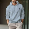thumbnail image 2 of Men's 330g 100% Cotton Pattern Terry Dropped Shoulder Hoodie-Dragon, 2 of 15