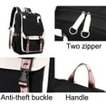 thumbnail image 3 of SANMADROLA School Backpack Bookbag, Heavy Duty Backpack 21L Schoolbag Bookbag with USB Charge Port, 3 of 9
