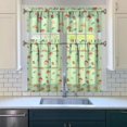 thumbnail image 3 of Cozy Rustic Mushroom Kitchen Curtains 3-Piece Set 27.5x36in Polyester Fabric Perfect for Thanksgiving and Halloween Gatherings, 3 of 6