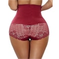 thumbnail image 4 of URMAGIC Women Sexy Lace High Waist Slim Shaping Panty Butt Lifter Body Control Underwear Pants, 4 of 8